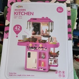 Pink Modern Kitchen Playset